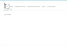 Tablet Screenshot of domaine-bruno-cormerais.com